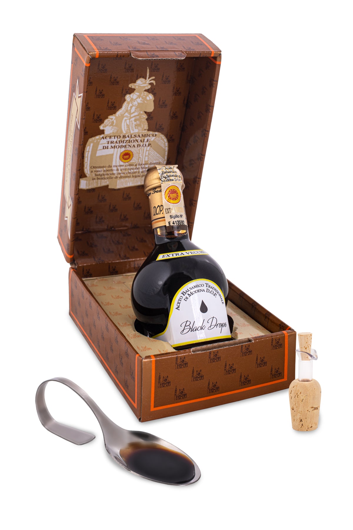 Traditional Balsamic Vinegar of Modena P.D.O. "Extravecchio" - Black Drops