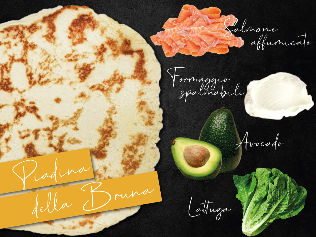 Piadina della Bruna (5 pieces)