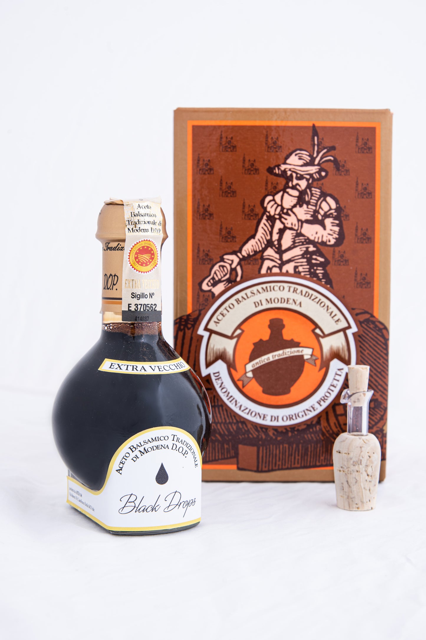 Traditional Balsamic Vinegar of Modena P.D.O. "Extravecchio" - Black Drops