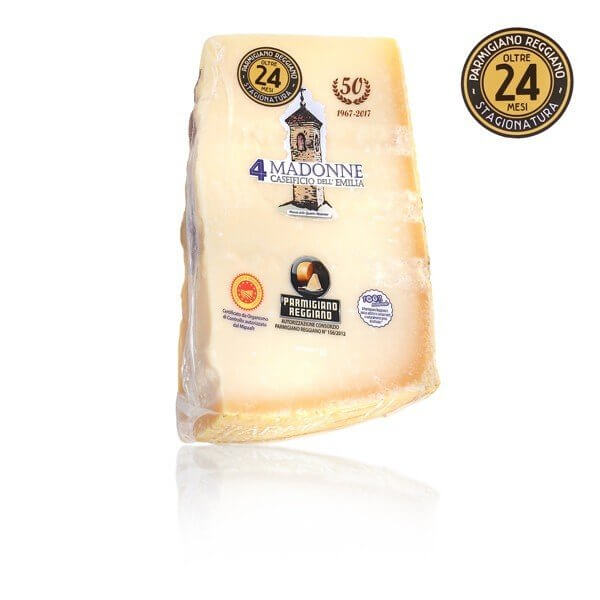 4 Madonnen - Parmigiano Reggiano über 24 Monate gereift