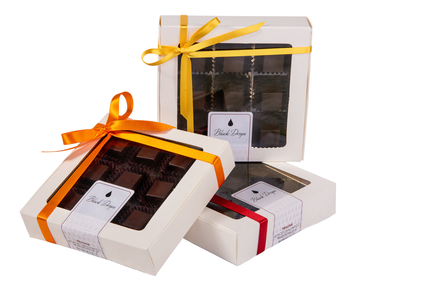 Chocolates with Traditional Balsamic Vinegar of Modena PDO aged 12 years
